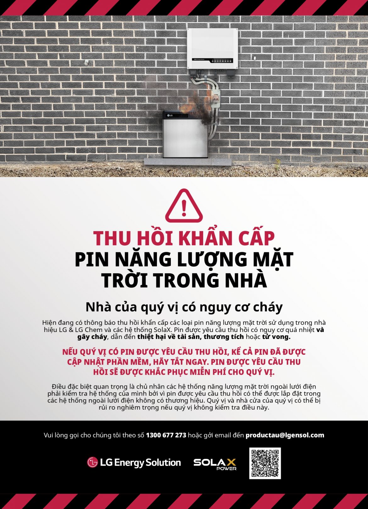 LEBA – Thu hồi khẩn cấp